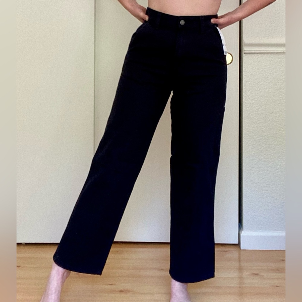 Dickies Canvas Carpenter Pant Black Size 6